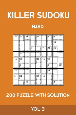 Killer Sudoku Hard 200 Puzzle With Solution Vol... 1701208164 Book Cover