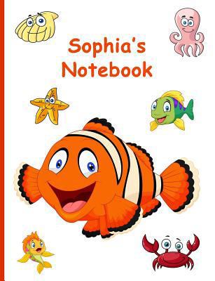 Sophia's Notebook: 7.44 X 9.69, 160 Wide-Ruled ... 1797421875 Book Cover