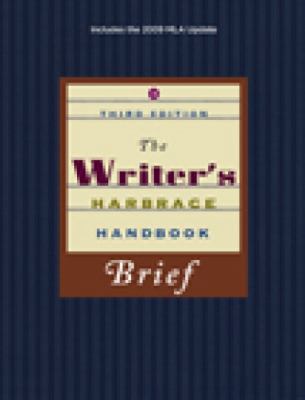 The Writer's Harbrace Handbook, Brief 1439081840 Book Cover