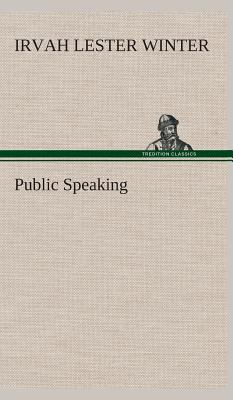 Public Speaking 3849524205 Book Cover
