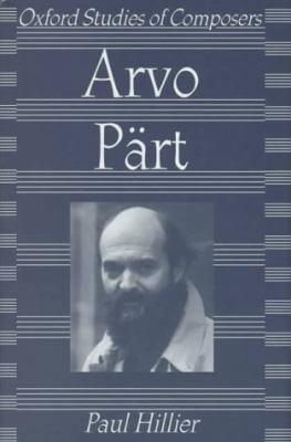 Arvo Pärt 0198165501 Book Cover