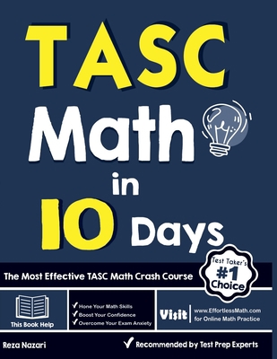 TASC Math in 10 Days: The Most Effective TASC M... 1646122801 Book Cover