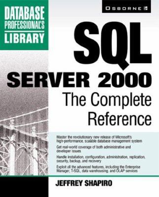 SQL Server 2000: The Complete Reference 0072125888 Book Cover