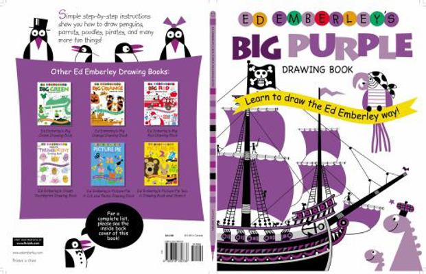 Ed Emberley's Big Purple Drawing Book B00A2MATFW Book Cover