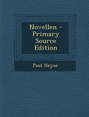 Novellen - Primary Source Edition [German] 129587072X Book Cover