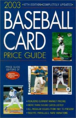 Baseball Card Price Guide 087349587X Book Cover