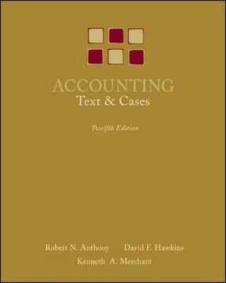 Accounting: Texts and Cases 0073100919 Book Cover