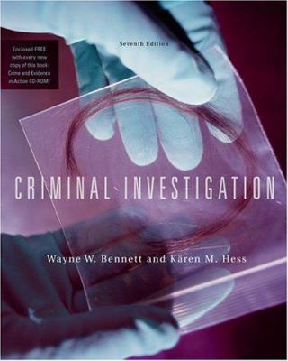 Criminal Investigation [With CDROM and Infotrac] 0534615244 Book Cover