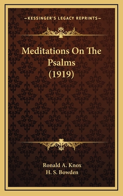 Meditations On The Psalms (1919) 1164281712 Book Cover