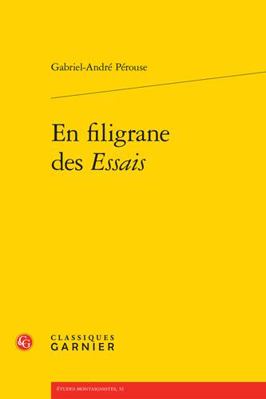 En Filigrane Des Essais [French] 240614514X Book Cover