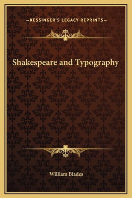 Shakespeare and Typography 1169231489 Book Cover