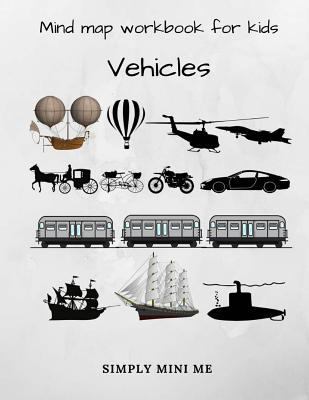 Mind map workbook for kids - Vehicles 1983400769 Book Cover