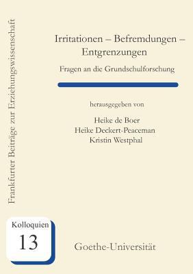 Irritationen - Befremdungen - Entgrenzungen: Fr... [German] 3981338855 Book Cover