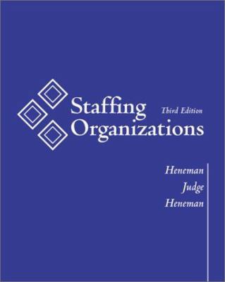 Staffing Organizations 0072296003 Book Cover