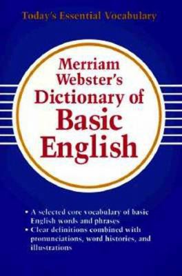 Merriam-Webster's Dictionary of Basic English 087779605X Book Cover
