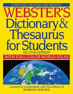 Webster's Dictionary & Thesaurus for Students: ... B00QFXC3CO Book Cover
