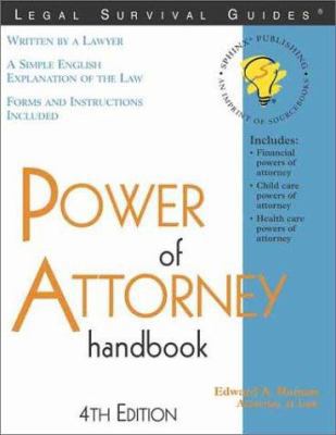 Power of Attorney Handbook 1572481692 Book Cover