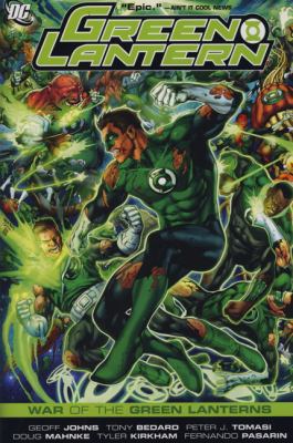 War of the Green Lanterns. Writers, Geoff Johns... 0857688480 Book Cover