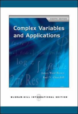 Complex Variables and Applications 0071263284 Book Cover