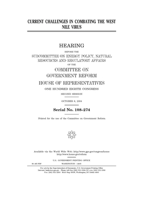 Current challenges in combating the West Nile v... B084DN3MP1 Book Cover