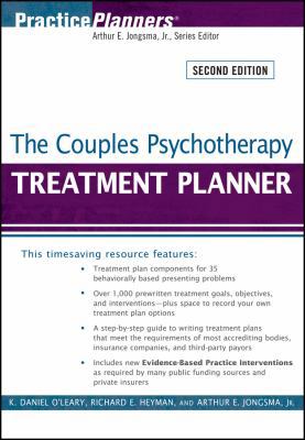 The Couples Psychotherapy Treatment Planner 047040695X Book Cover