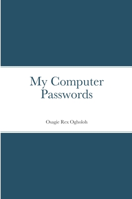 My Computer Passwords 1445780100 Book Cover