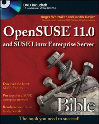 OpenSUSE 11.0 and SUSE Linux Enterprise Server ... 0470275871 Book Cover