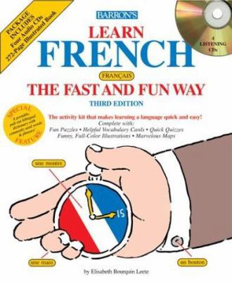 Learn French the Fast and Fun Way with Audio CDs B007BDPD1K Book Cover