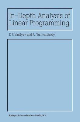In-Depth Analysis of Linear Programming 9048158516 Book Cover
