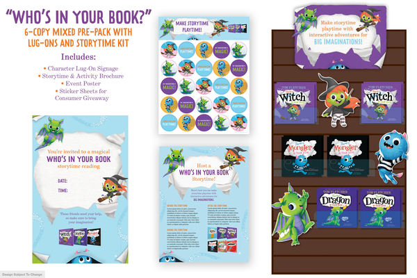Who's in Your Book 6-Copy Mixed Prepack with Lu... 0593388844 Book Cover