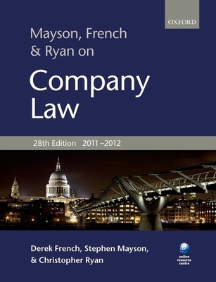 Mayson, French and Ryan on Company Law 0199609004 Book Cover