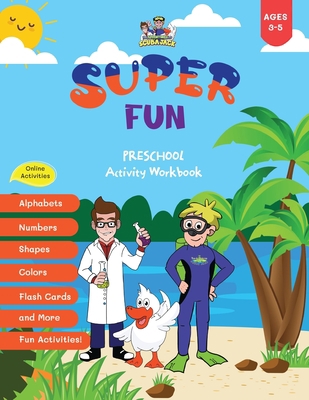 Super Fun Preschool Activity Workbook 3-5 1087962390 Book Cover
