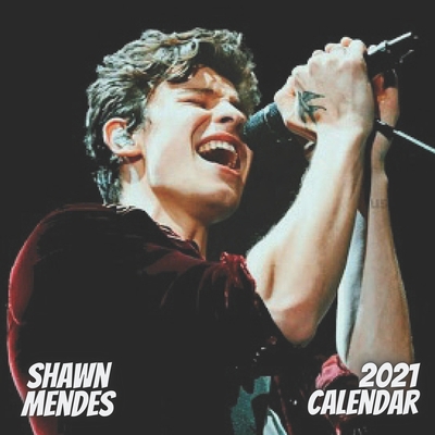 Paperback shawn mendes: 2021 Wall Calendar - 8.5"x8.5", 12 Months Book