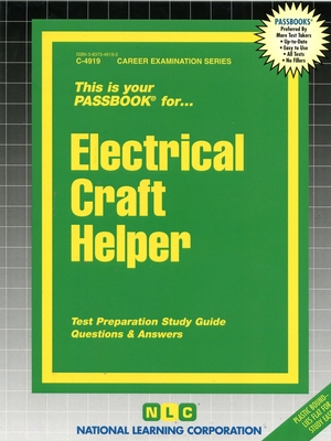 Electrical Craft Helper: Passbooks Study Guide 0837349192 Book Cover