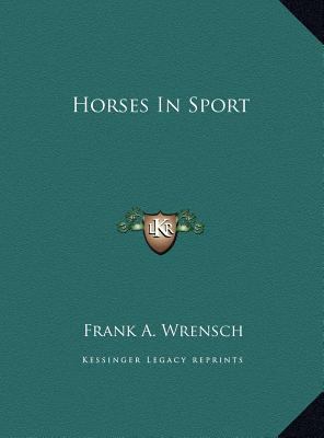 Horses In Sport 1169710972 Book Cover