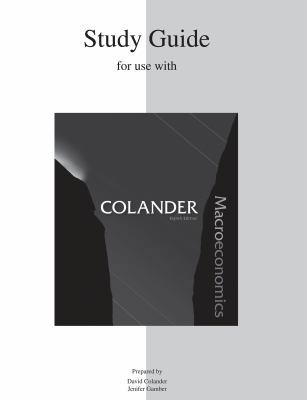Study Guide to accompany Macroeconomics 0077247272 Book Cover