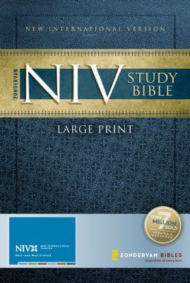 Study Bible-NIV-Large Print [Large Print] 0310939232 Book Cover