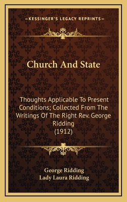 Church and State: Thoughts Applicable to Presen... 1164233092 Book Cover