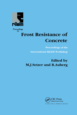 Frost Resistance of Concrete 036786374X Book Cover