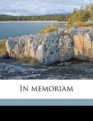 In Memoriam 1171522835 Book Cover