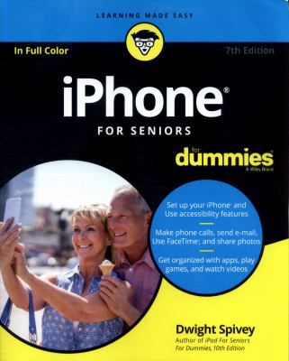 iPhone for Seniors for Dummies 1119417163 Book Cover