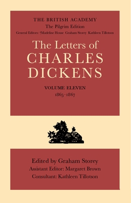 The Letters of Charles Dickens: Volume 11: 1865... 0198122950 Book Cover