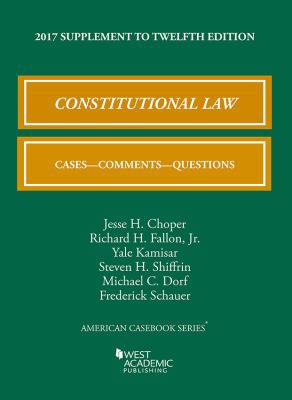 Constitutional Law, Cases, Comments, and Questi... 1683287134 Book Cover