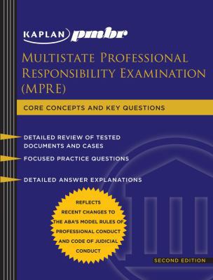 Kaplan PMBR: Multistate Professional Responsibi... 1607141051 Book Cover