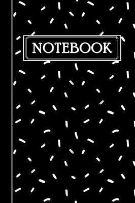 Black and White Confetti Notebook with Lined Pages. Great for Note-Taking, Task Managing, Meal Planning or Journaling. 120 Pages. Great Gift for Writers or Students. (School, Home, or Office Use)