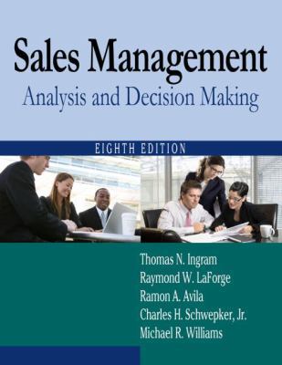 Sales Management: Analysis and Decision Making B0074CUEJE Book Cover
