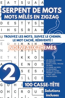 Serpent de Mots Mêlés en Zigzag: Word Snake en ... [French] B0FXRR5NV5 Book Cover