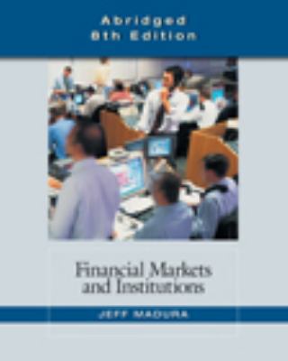 Financial Markets and Institutions B007244A6C Book Cover