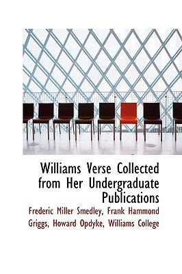 Williams Verse Collected from Her Undergraduate... 1103720678 Book Cover