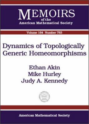 Dynamics of Topologically Generic Homeomorphism... 0821833383 Book Cover